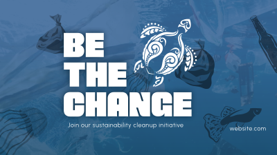 Sustainability Clean Up Drive Facebook event cover Image Preview