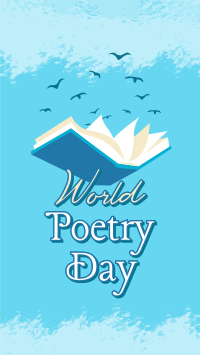 Happy Poetry Day TikTok video Image Preview