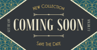 Art Deco Coming Soon Facebook Ad Preview