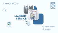 Laundry Shop Service Facebook event cover Image Preview