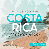 Welcome To Costa Rica Instagram post Image Preview