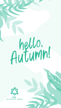 Hello Autumn Season Facebook story Image Preview