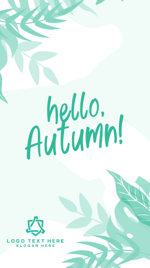 Hello Autumn Season Facebook story Image Preview