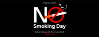 Stop Smoking Today Facebook Cover Design