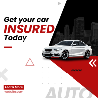 Auto Insurance Instagram Post Design