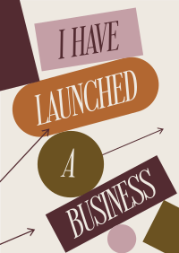 Stylish New Business Poster Design