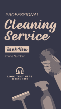 Professional Cleaner Facebook story Image Preview