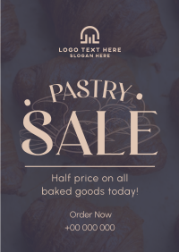 Pastry Sale Today Poster Image Preview