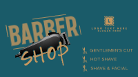Grunge Barber Shop Services Animation Preview