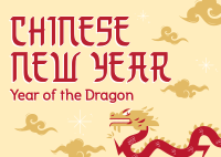 Year of the Dragon  Postcard Image Preview