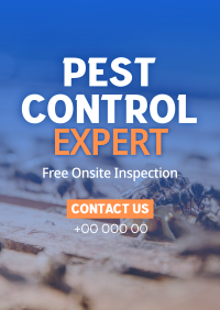 Pest Control Specialist Poster Design