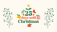 Christmas Countdown Facebook Event Cover Design