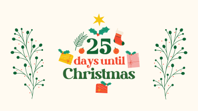 Christmas Countdown Facebook event cover Image Preview