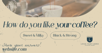 Coffee Customer Engagement Facebook ad Image Preview