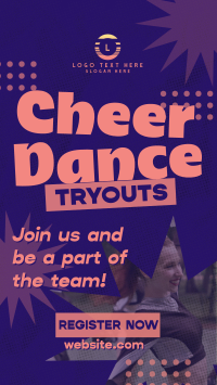 Quirky Cheerleading Tryouts TikTok Video Preview