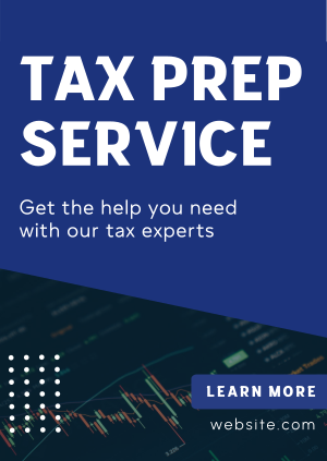 Get Help with Our Tax Experts Poster Image Preview
