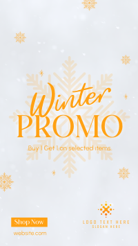 Winter Season Promo Instagram Story Design