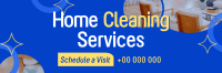 Modern Cleaning Service Twitter Header Preview