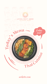 Thai Cuisine Facebook Story Design