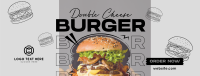 Cheese Burger Restaurant Facebook cover Image Preview
