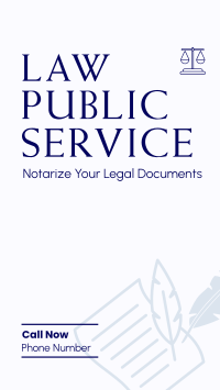 Firm Notary Service Instagram story Image Preview
