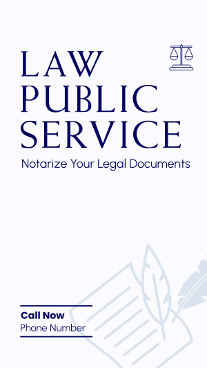 Firm Notary Service Instagram story