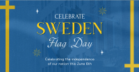 Commemorative Sweden Flag Day Facebook Ad Design