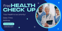 Free Health Checkup Twitter post Image Preview