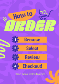 How To Order Cart Poster Image Preview