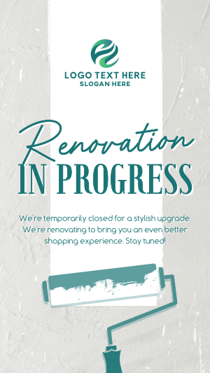 Renovation In Progress Instagram story Image Preview