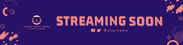 Colorful Gaming Twitch Banner Design Image Preview