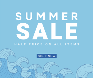 Summer Waves Sale Facebook post Image Preview