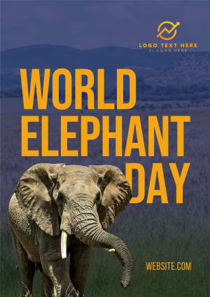 World Elephant Day Flyer Image Preview