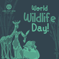 World Wildlife Conservation Instagram Post Design