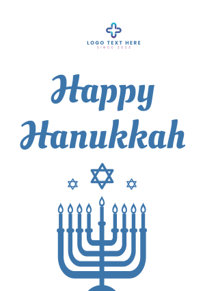 Wishing Happy Hanukkah Flyer Image Preview