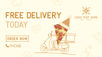 Holiday Pizza Delivery Facebook event cover Image Preview