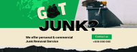 Junk Removal Service Facebook cover Image Preview