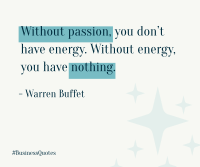 Nothing Without Passion Facebook post Image Preview