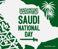 Saudi National Day Facebook post Image Preview