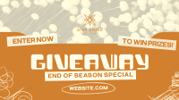 Giveaway Season Grunge Facebook Event Cover Image Preview