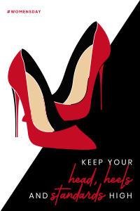 Classy Red Bottoms Pinterest Pin Image Preview