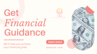 Modern Corporate Get Financial Guidance Facebook Event Cover Design