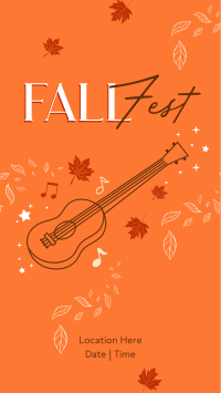 Fall Music Fest YouTube Short Design