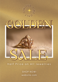 Jewelry Sale Linen Poster Image Preview