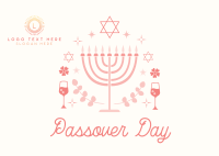 Passover Celebration Postcard Image Preview