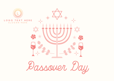 Passover Celebration Postcard Image Preview