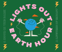 Earth Hour Lights Out Facebook post Image Preview
