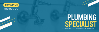 Plumbing Specialist Twitter header (cover) Image Preview