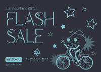 Bicycle Day Sale Postcard Design