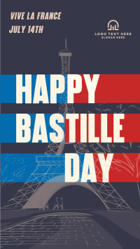 Bastille Day TikTok Video Design